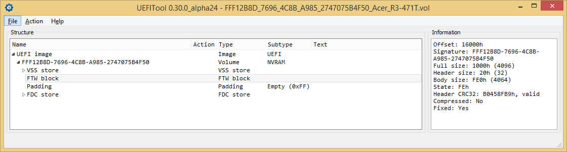 Устройство NVRAM в UEFI-совместимых прошивках, часть вторая - 5