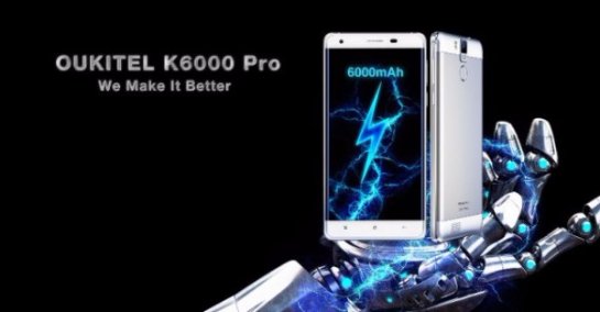 Oukitel K6000 Pro- смартфон с мощным аккумулятором