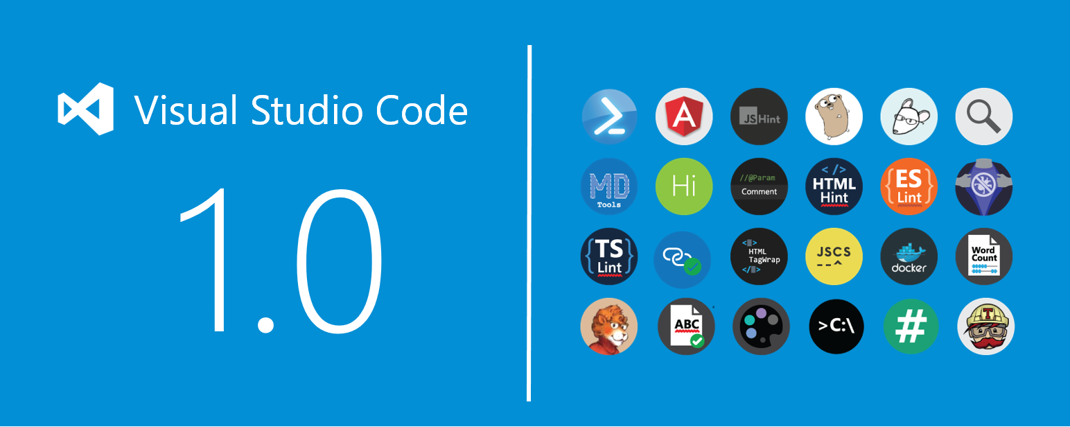 Первая версия Visual Studio Code 1.0 — путь от простого редактора до мощного инструмента - 1