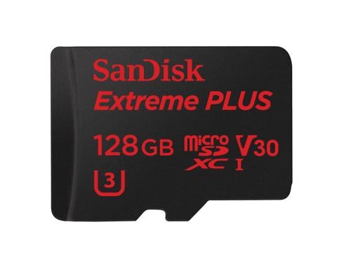 Карточка SanDisk Extreme PLUS microSDXC UHS-I объемом 128 ГБ стоит $250