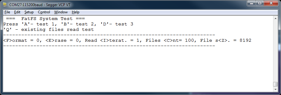 Модуль универсального контроллера для интернета вещей. Тестирование FatFs - 5 Модуль универсального контроллера для интернета вещей. Тестирование FatFs - 5