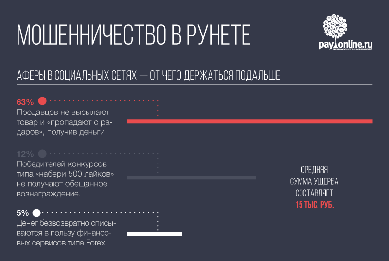 Инфографика: мошенничество в Рунете - 1 image