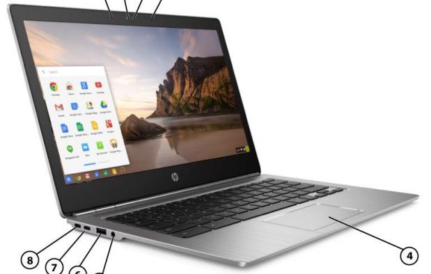 Новый хромбук HP Chromebook 13 G1 получит металлический корпус 