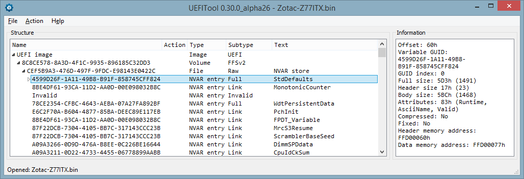 Устройство NVRAM в UEFI-совместимых прошивках, часть четвертая - 3