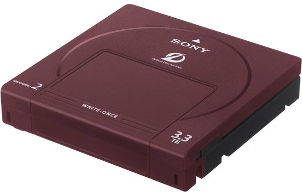 Представлена система архивного хранения Sony Optical Disc Archive второго поколения