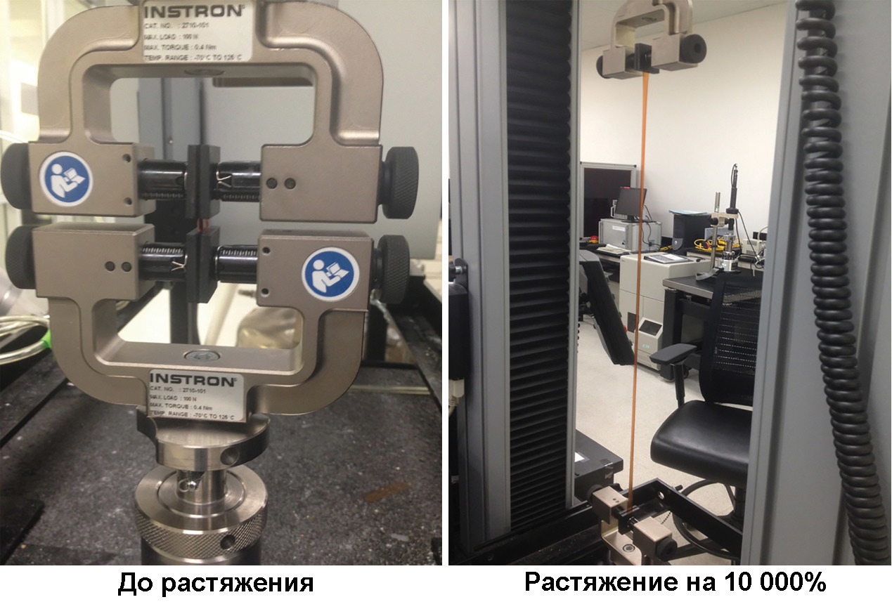 Новый эластомер растягивается до 100х от своего размера и восстанавливается после повреждений - 1