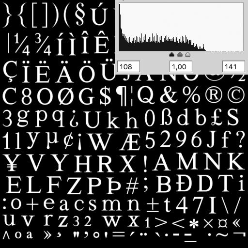 Рендеринг UTF-8 текста с помощью SDF шрифта - 4