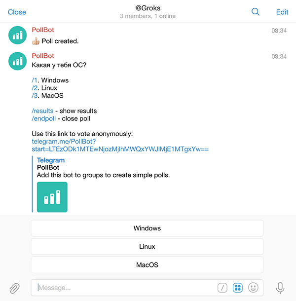 Коллекция Telegram ботов для гиков - 8