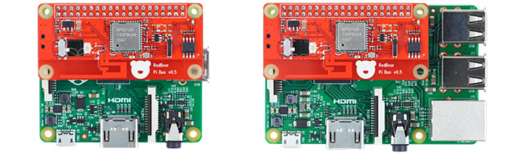 Плата IoT HAT совместима с микрокомпьютерами Raspberry Pi, имеющими 40-контактный разъем GPIO