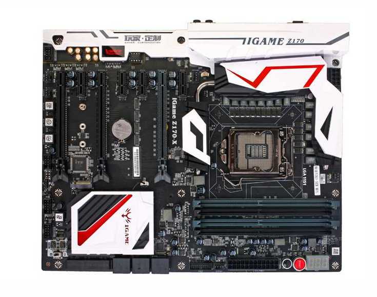 Системная плата Colorful iGame Z170 Ymir-X располагает четырьмя слотами PCIe x1