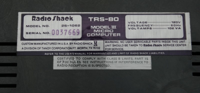 Tandy TRS-80 Model III от Radio Shack - 2