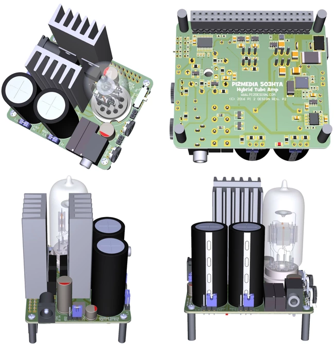 Pi 2 Design 503HTA: ламповый звук и вид для владельцев Raspberry Pi