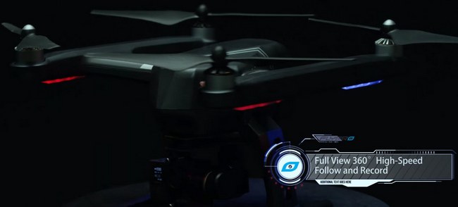 Дрон Flypro XEagle, оснащенной камерой 4K, управляется при помощи умных часов