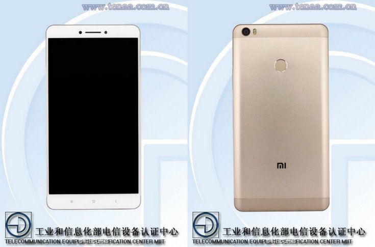 Смартфон Xiaomi Max появился в базе TENAA