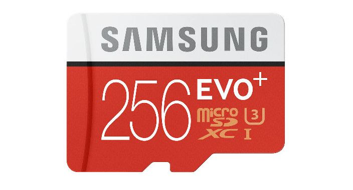 Samsung представила карту microSD Evo Plus объёмом 256 ГБ