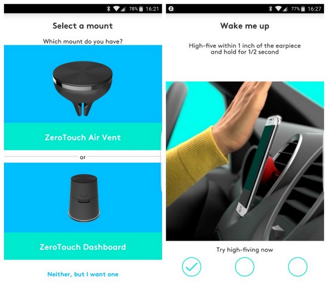 Крепления Logitech Logi ZeroTouch Air Vent и Dashboard используют магниты