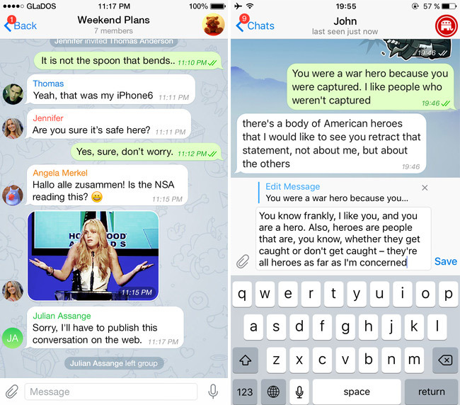 В Telegram теперь можно изменять сообщения после отправки - 1