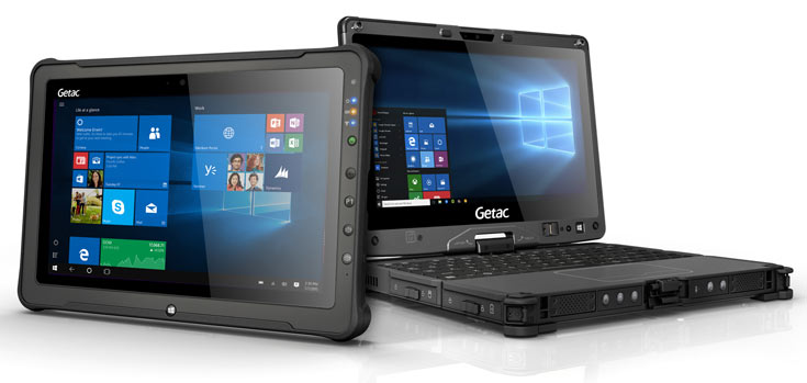 Защищенный планшет Getac F110 и защищенный трансформируемый ноутбук Getac V110 получили процессоры Intel Core шестого поколения