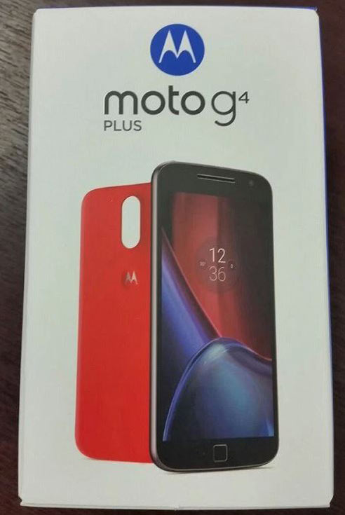 Смартфон Moto G4 Plus будет представлен в ближайшее время