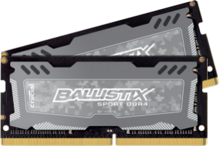 Это первые мобильные модули в серии Crucial Ballistix Sport LT