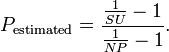 Amdahl estimation