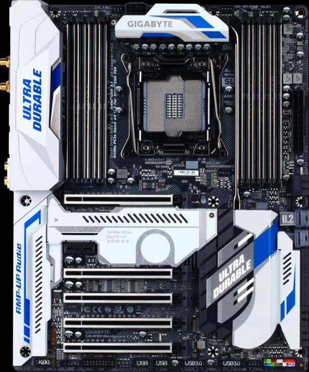 Платы Gigabyte X99 Designare EX, X99 Ultra Gaming и X99 SLI Phoenix будут представлены в начале июня