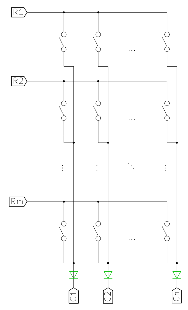Как сделать клавиатуру — Матрица - 4 Как сделать клавиатуру — Матрица - 4