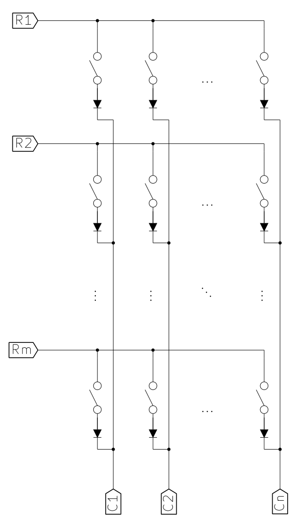 Как сделать клавиатуру — Матрица - 7 Как сделать клавиатуру — Матрица - 7