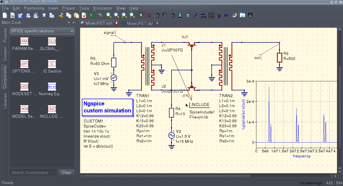 Новый кандидат в релизы САПР Qucs-0.0.19S-RC6 - 5