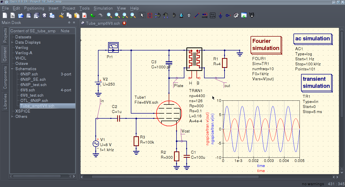 Новый кандидат в релизы САПР Qucs-0.0.19S-RC6 - 6