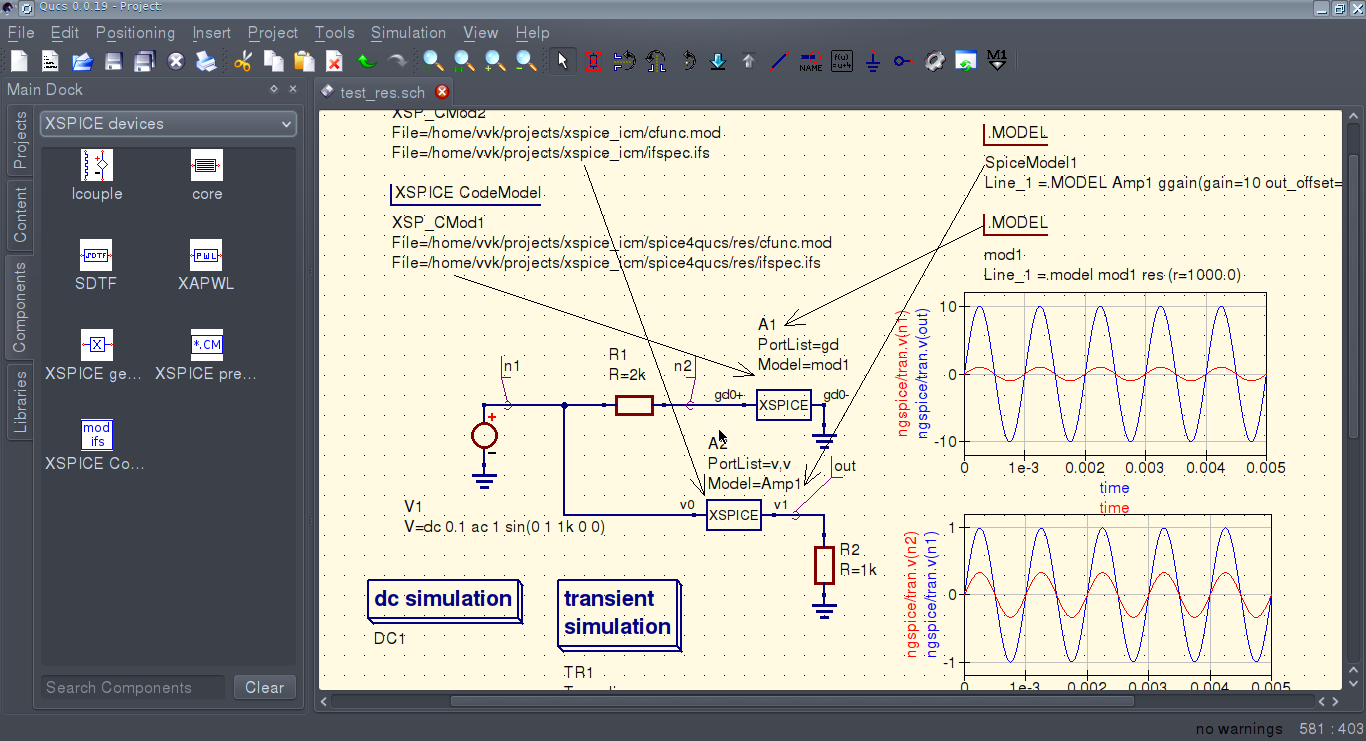 Новый кандидат в релизы САПР Qucs-0.0.19S-RC6 - 9