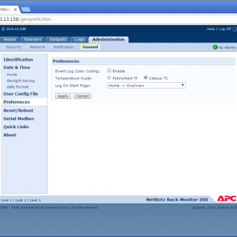 Сравнение систем мониторинга Vutlan SC8100 и APC NetBotz Rack Monitor 200 - 24