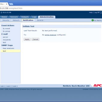 Сравнение систем мониторинга Vutlan SC8100 и APC NetBotz Rack Monitor 200 - 29