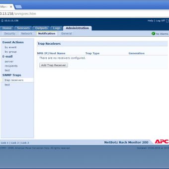 Сравнение систем мониторинга Vutlan SC8100 и APC NetBotz Rack Monitor 200 - 30