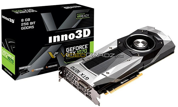 Inno3D GeForce GTX 1070 Founders Edition