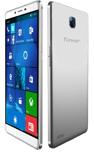 Шестидюймовый смартфон Funker W6.0 Pro 2 получил SoC Snapdragon 617, Windows 10 и поддержку Continuum