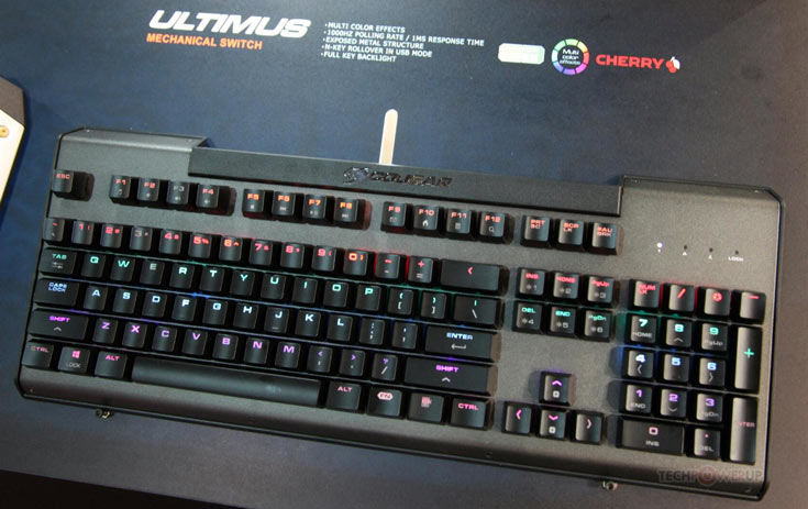Клавиатуры Cougar Ultimus и Attack X3 RGB оснащены полноцветной подсветкой