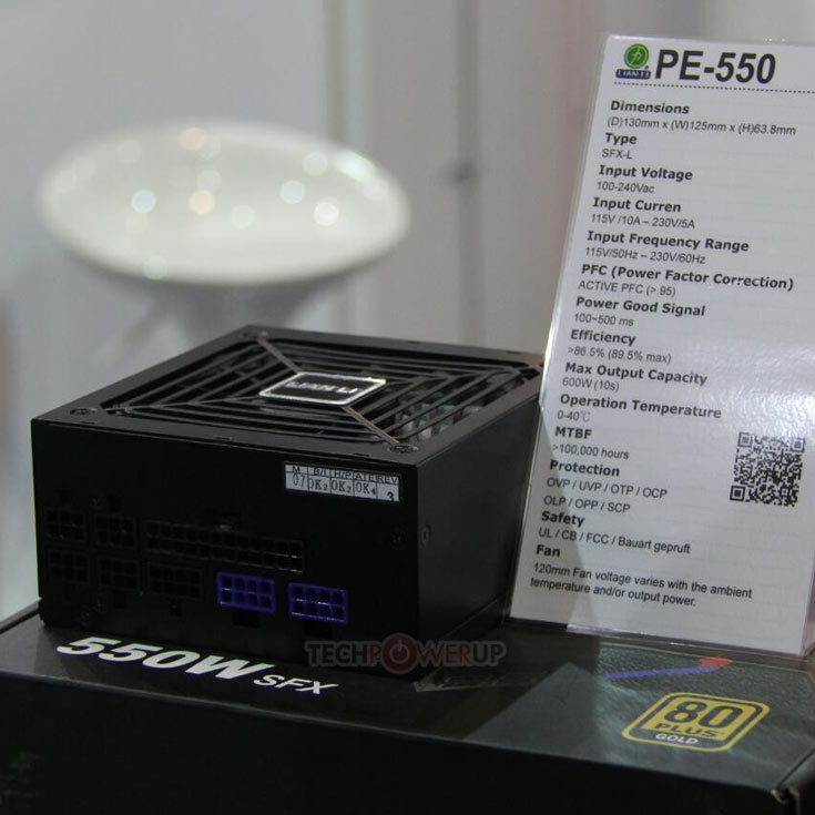 Блоки питания Lian-Li PE-550 и PE-750 имеют сертификат 80 Plus Platinum