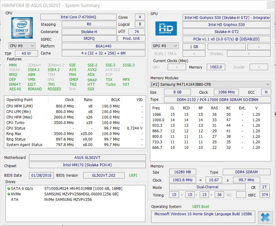 Обзор игрового ноутбука ASUS GL502VT - 30