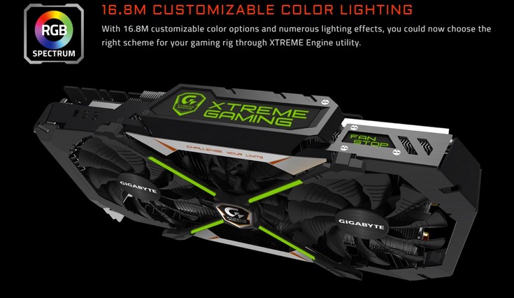 Gigabyte не раскрывает частот карты GeForce GTX 1080 Xtreme Gaming