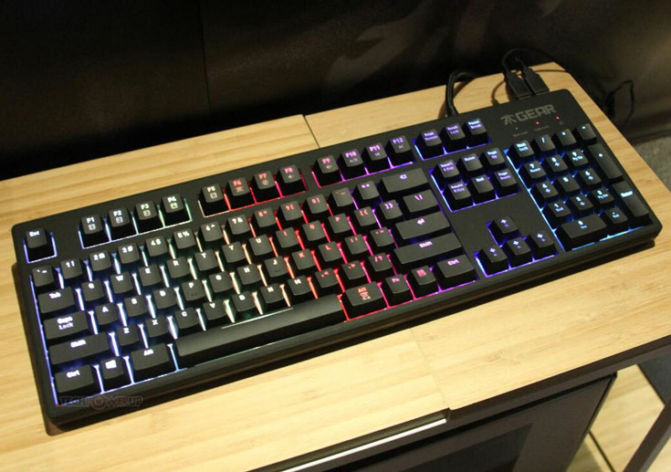 В Rush G1 используются переключатели Cherry MX RGB