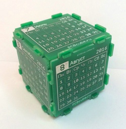 PCB Cube — настольный календарь или абсолютно нежизнеспособная идея - 4