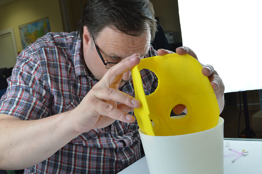 Изготовление основы для маски Psycho из Borderlands 2 на 3D-принтере – клеим PLA дихлорэтаном - 13 Изготовление основы для маски Psycho из Borderlands 2 на 3D-принтере – клеим PLA дихлорэтаном - 13