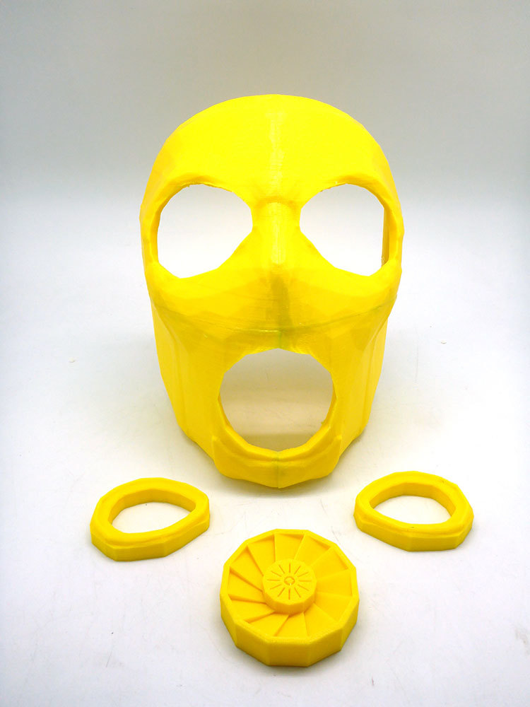 Изготовление основы для маски Psycho из Borderlands 2 на 3D-принтере – клеим PLA дихлорэтаном - 16