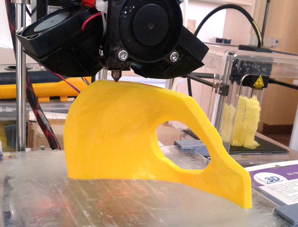 Изготовление основы для маски Psycho из Borderlands 2 на 3D-принтере – клеим PLA дихлорэтаном - 4