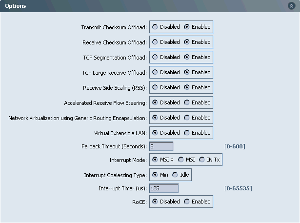 adapter options