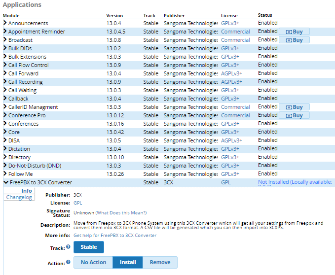 Перенос пользователей из Asterisk (FreePBX) в 3CX Phone System - 4