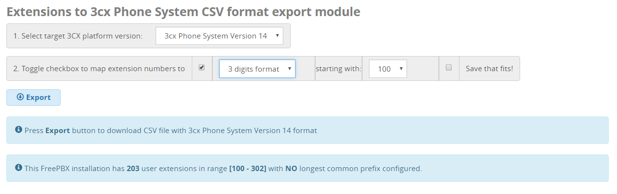 Перенос пользователей из Asterisk (FreePBX) в 3CX Phone System - 7