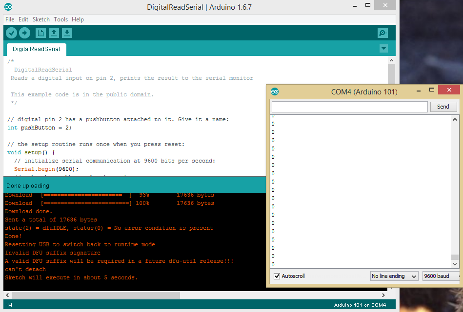 Эксперименты с Arduino 101 - 13