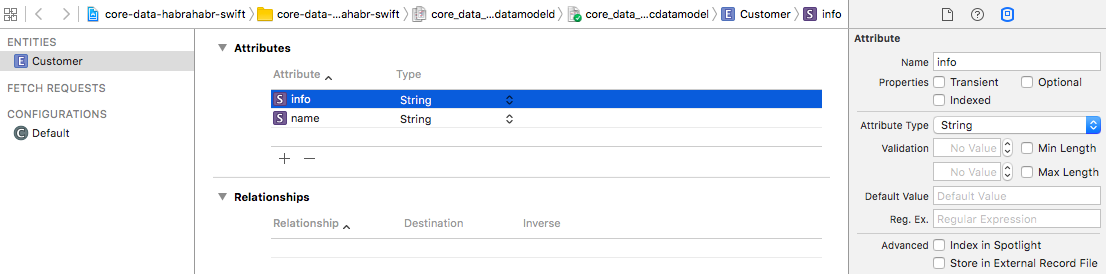 Core Data + Swift для самых маленьких: необходимый минимум (часть 1) - 4